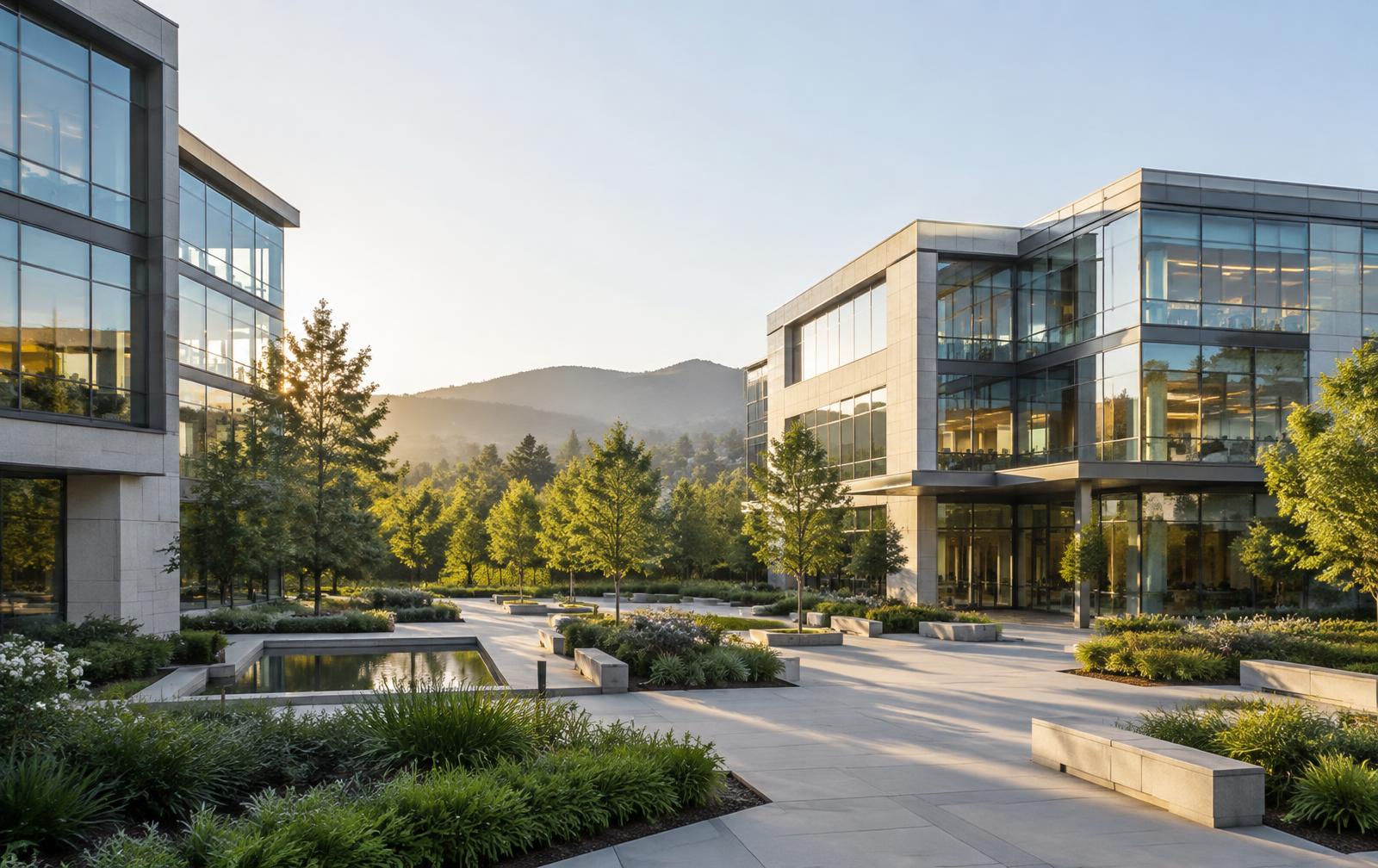 Modern Northern California commercial campus